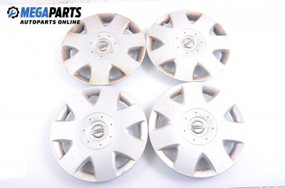 Hubcaps for Nissan Almera (N16) (2000-2006) 15 inches (The price is for the set)